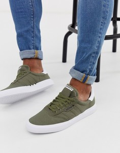 Кроссовки хаки adidas Skateboarding - 3MC - Зеленый