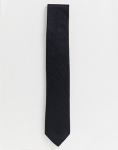 Узкий черный галстук Jack & Jones - Черный