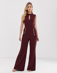 Комбинезон с вырезом капелькой Unique21 - Фиолетовый