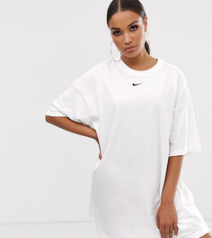 Белое платье-футболка Nike - Белый