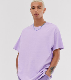 Пыльно-лиловая oversize-футболка Reclaimed Vintage - Фиолетовый