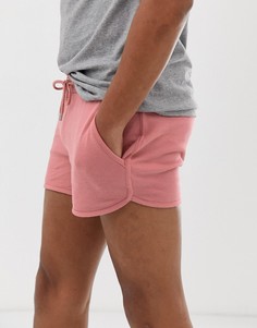 Розовые трикотажные шорты для бега ASOS DESIGN - Розовый