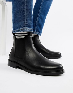 Черные кожаные ботинки челси Polo Ralph Lauren - Черный