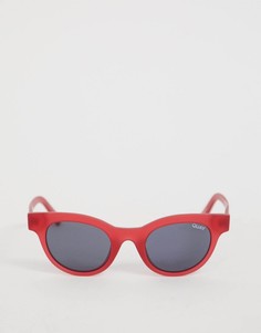 Розовые солнцезащитные очки Quay Australia - LIVE AND LEARN - Розовый