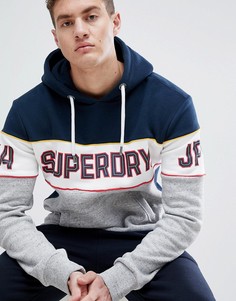 Худи с полосками Superdry - Серый