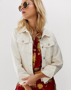 Белая джинсовая куртка Free People Rumors - Белый
