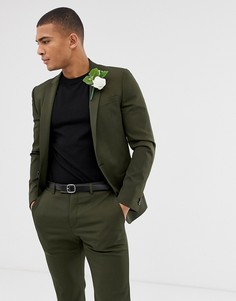 Пиджак цвета хаки River Island - Зеленый