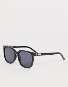 Солнцезащитные очки в черной квадратной оправе Levis - Черный
