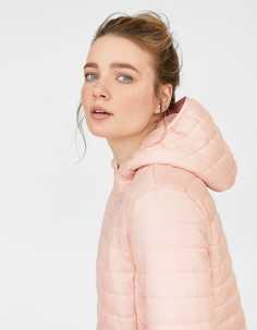 Куртка с наполнителем и капюшоном Stradivarius