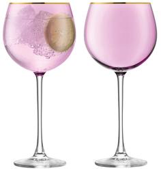 Бокалы для красного вина LSA Набор из 2 круглых бокалов Sorbet 525 мл розовый