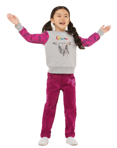 Брюки для девочки Пёрышки Barkito