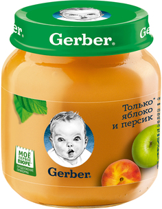 Пюре Только яблоко и персик (с 5 месяцев) 130 г Nestle
