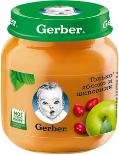 Пюре Только яблоко и шиповник (с 5 месяцев) 130 г Nestle