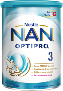 Молочная смесь 3 Optipro (с 12 месяцев) 400 г Nestle