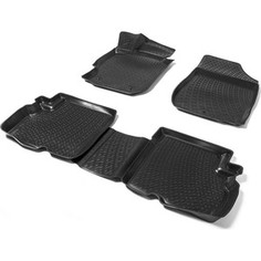 Коврики салона AutoFlex для Nissan Almera G15 (2013-2018), полиуретан, 99041001001