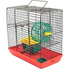 Клетка N1 25х14х33см укомплектованная для грызунов (РПК07)