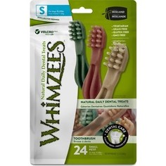 Лакомство Whimzees Toothbrush Star S Value Bags Зубная щетка для собак S 9см 24шт в пакете (WHZ342ROW)