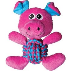 Игрушка KONG Weave Knots Pig Medium Свинка средняя 22х20см для собак