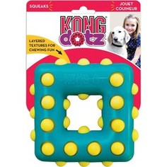 Игрушка KONG Dotz Square Large Квадрат большой 13см для собак