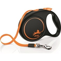 Рулетка Flexi LE Promotion M лента 5м оранжевая для собак до 25кг