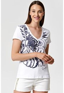 Футболка с принтом Desigual