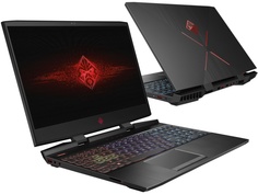 Ноутбук HP Omen 15-dc0025ur 4GW00EA Shadow Black (Intel Core i7-8750H 2.2 GHz/16384Mb/1000Gb + 256Gb SSD/No ODD/nVidia GeForce GTX 1060 6144Mb/Wi-Fi/Bluetooth/Cam/15.6/1920x1080/DOS)