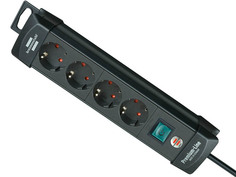 Удлинитель Brennenstuhl Premium-Line 4 Sockets 1.8m Black 1951140100
