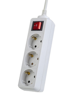 Сетевой фильтр Perfeo Powermate 3 Sockets 5m White PF-PM-3/5.0-W