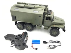Радиоуправляемая игрушка Aosenma WPLB-36 Советский военный грузовик Урал 4WD 1:16 WPLB-36