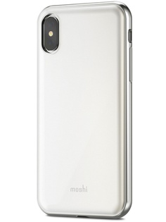 Аксессуар Чехол Moshi для APPLE iPhone X / XS iGlaze Pearl White 99MO101101