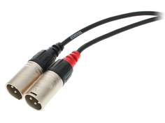 Аксессуар Cordial CFU 1.5 FC 2xRCA - XLR F 1.5m Black F2402