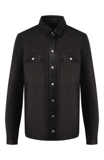 Кожаная рубашка Rick Owens