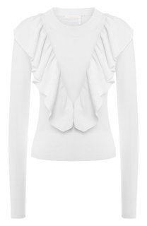 Хлопковый пуловер See by Chloé