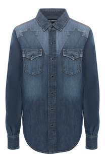 Джинсовая рубашка Saint Laurent