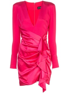 Haney Lilly structured shoulder dress