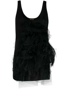 Nº21 топ без рукавов с оборками