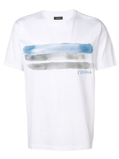 Z Zegna футболка с принтом спереди