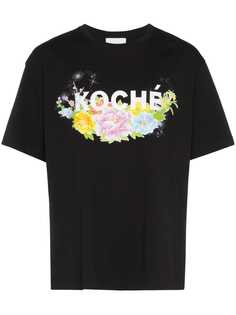 Koché flower logo print T-shirt