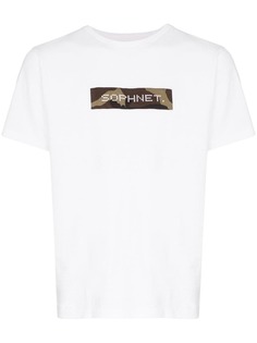 Sophnet. camouflage logo patch T-shirt