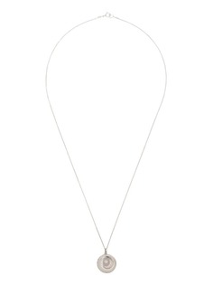 Sasha Samuel Lia crystal-embellished moon locket necklace