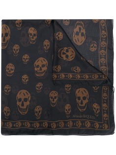 Alexander McQueen платок с принтом