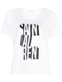 Saint Laurent футболка с логотипом