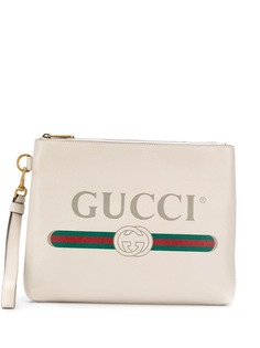 Gucci клатч с логотипом