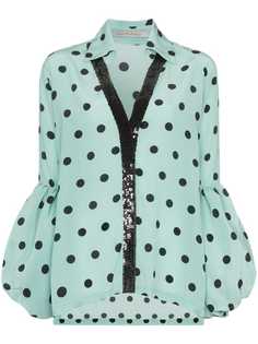 SILVIA TCHERASSI блузка Blythe в горох