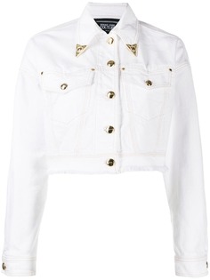 Versace Jeans Couture укороченная джинсовая куртка