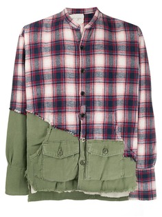 Greg Lauren деконструированная рубашка