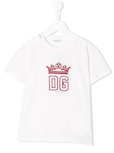 Dolce & Gabbana Kids футболка с логотипом