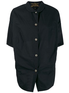 Vivienne Westwood Anglomania рубашка на пуговицах с драпировкой