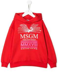 Msgm Kids худи с логотипом