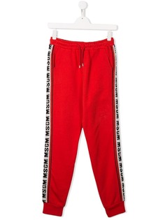 Msgm Kids спортивные брюки с логотипом